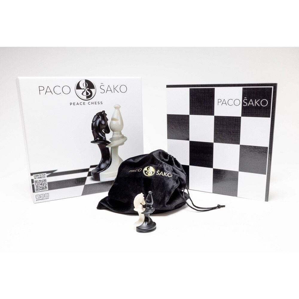 Paco řako Peace Chess Board Game - Strategy Set with Interlocking Pieces